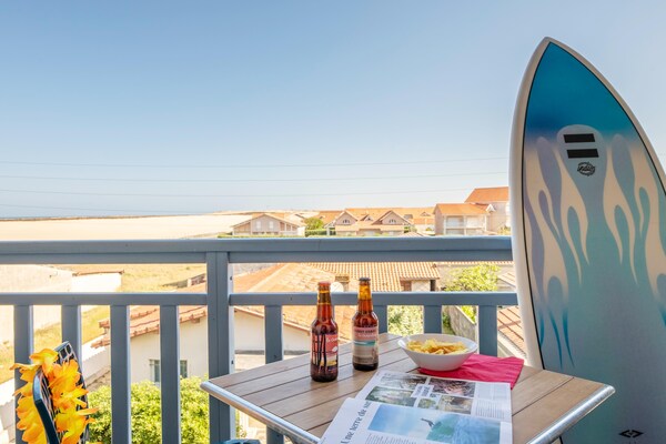 Foto van Duplex aan zee in Biscarrosse - Vakantiehuis in Biscarrosse - TerraceBalcony