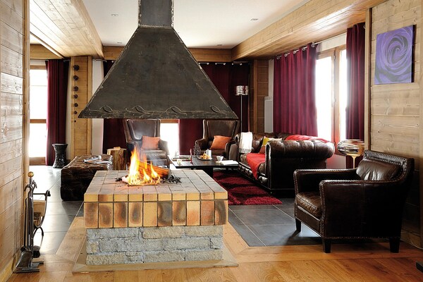 Foto van Alpine duplexwoning voor zes personen - Vakantiehuis in Saint-Lary-Soulan - LivingRoom