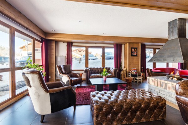 Foto van Alpine duplexwoning voor zes personen - Vakantiehuis in Saint-Lary-Soulan - LivingRoom