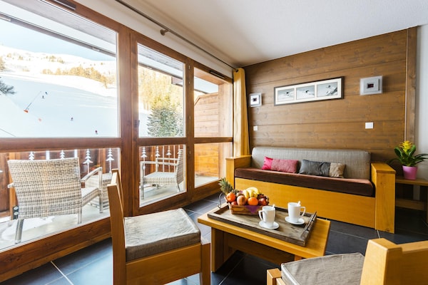 Foto van Alpine duplexwoning voor zes personen - Vakantiehuis in Saint-Lary-Soulan - LivingRoom