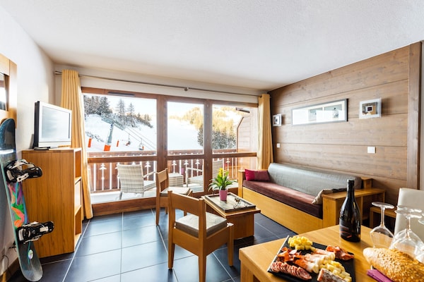 Foto van Alpine duplexwoning voor zes personen - Vakantiehuis in Saint-Lary-Soulan - LivingRoom