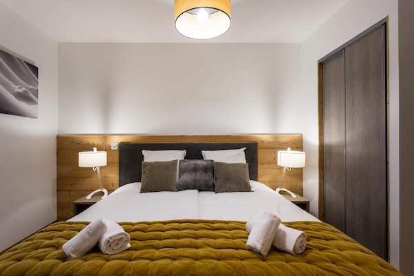 Foto van Appartement in Plagne 1800 met Ski-in/Ski-out - Vakantiehuis in Macot La Plagne - BedRoom