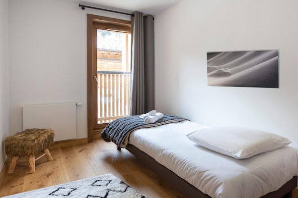 Foto van Appartement in Plagne 1800 met Ski-in/Ski-out - Vakantiehuis in Macot La Plagne - BedRoom