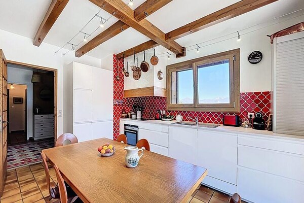 Foto van Chalet in Sybelles vlakbij de skipistes Uitzicht - Vakantiehuis in FONTCOUVERTE LA TOUSSUIRE - Untagged