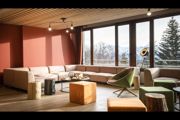 Foto van Appartement in Frankrijk met Sauna & Zwembad - Vakantiehuis in Villarembert - LivingRoom