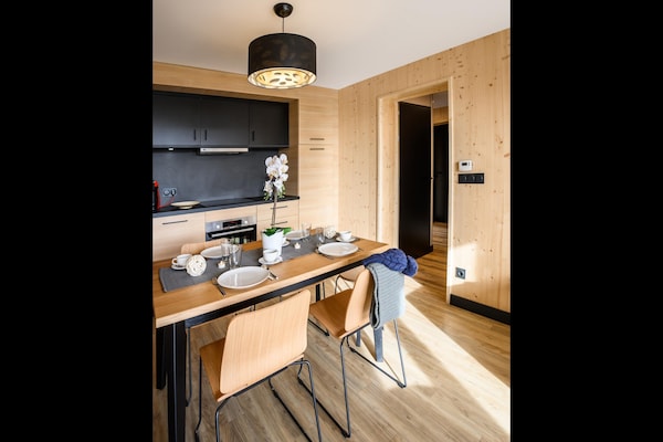 Foto van Appartement in Frankrijk met Sauna & Zwembad - Vakantiehuis in Villarembert - DiningRoom