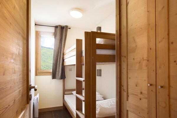 Foto van Appartement op hellingen in Les Menuires - Vakantiehuis in les Menuires - BedRoom