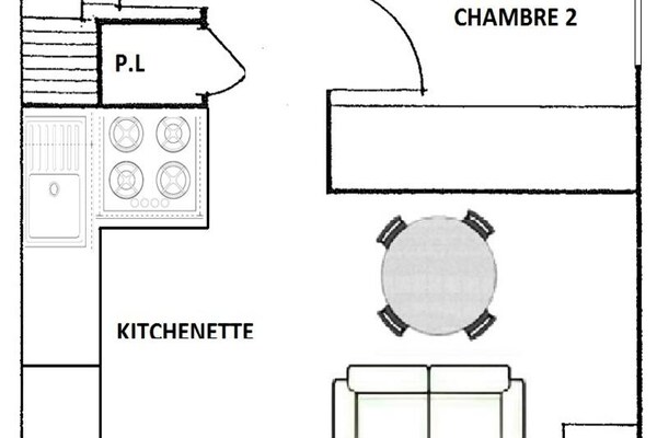 Foto van Appartement in Rue du Mirantin, uitzicht op de bergen - Untagged