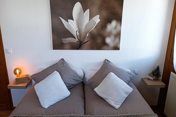 Foto van Appartement in Saint-Gervais met uitzicht op de Mont Blanc - Untagged