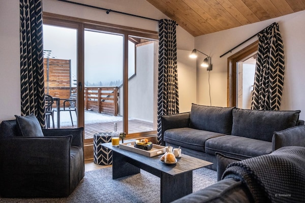Foto van Appartement in La Chapelle bij Skilift - Vakantiehuis in la Chapelle dabondance - LivingRoom