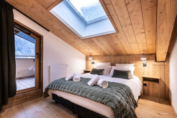 Foto van Appartement in La Chapelle bij Skilift - Vakantiehuis in la Chapelle dabondance - BedRoom