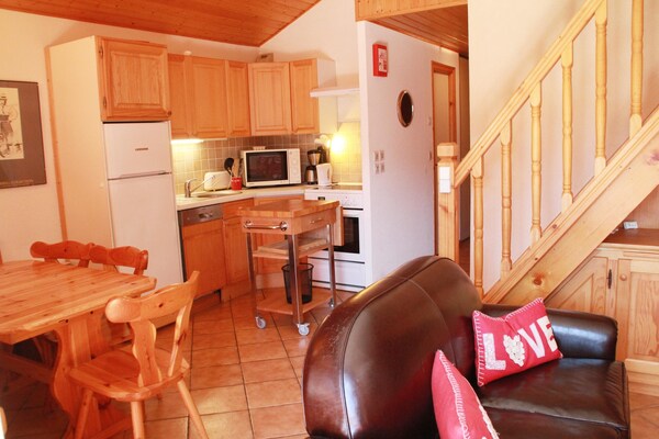 Foto van Appartement in Petit Châtel bij kabelbaan - Vakantiehuis in Châtel - LivingRoom