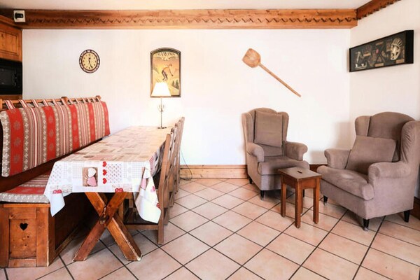 Foto van Appartement Prestige 2 kamers (6 personen) - Vakantiehuis in CHAMONIX MONT BLANC - LivingRoom