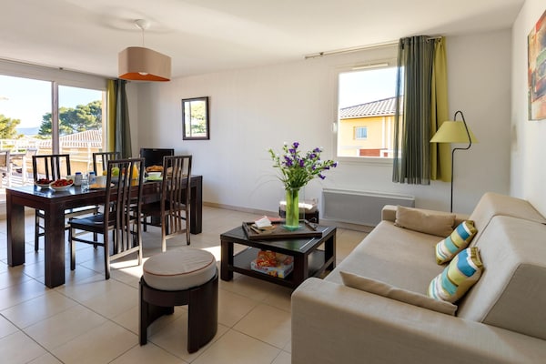 Foto van Duplexwoning in Six-Fours-les-Plages - Vakantiehuis in Six-Fours-les-Plages - LivingRoom