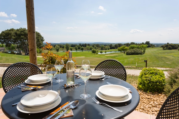 Foto van Rustig verblijf nabij Luberon - Vakantiehuis in Saumane de Vaucluse - TerraceBalcony
