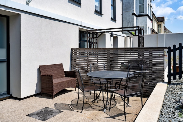 Foto van Charmant huis in Saltash bij Whitsand Bay - Vakantiehuis in Saltash - TerraceBalcony