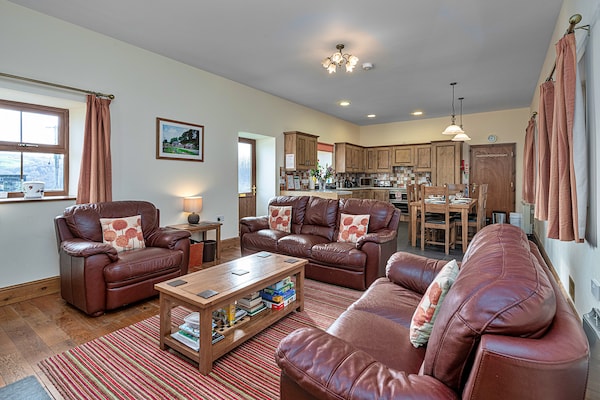 Foto van Cottage bij Cardigan Bay met Bubbelbad - Vakantiehuis in Talybont - LivingRoom