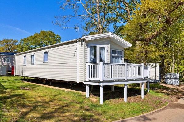 Foto van Stacaravan Isle of Wight bij Thorness Bay - Vakantiehuis in Great Thorness - Outdoor