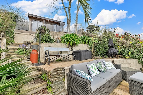 Foto van Estuarium Uitzicht Fowey Cottage voor 6 personen - Vakantiehuis in Fowey - TerraceBalcony