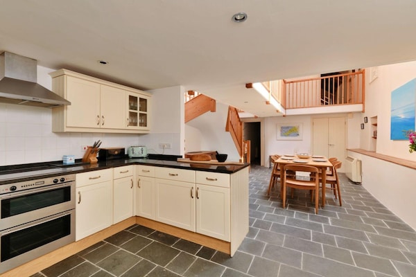 Foto van Dorpshuis met uitzicht op zee - Vakantiehuis in Portloe - Kitchen