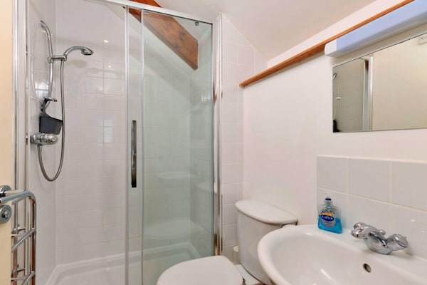 Foto van Dorpshuis met uitzicht op zee - Vakantiehuis in Portloe - BathRoom