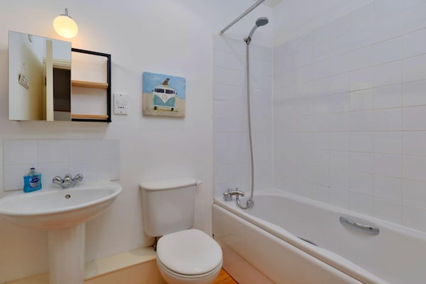 Foto van Dorpshuis met uitzicht op zee - Vakantiehuis in Portloe - BathRoom