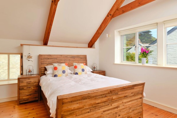 Foto van Dorpshuis met uitzicht op zee - Vakantiehuis in Portloe - BedRoom