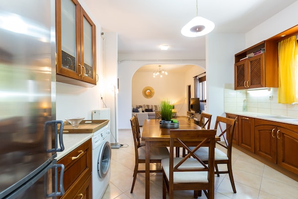 Foto van Huis in Spili met Uitzicht op Bergen - Vakantiehuis in Spili - Kitchen