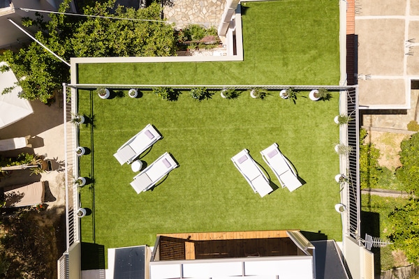 Foto van Huis in Spili met Uitzicht op Bergen - Vakantiehuis in Spili - terrace