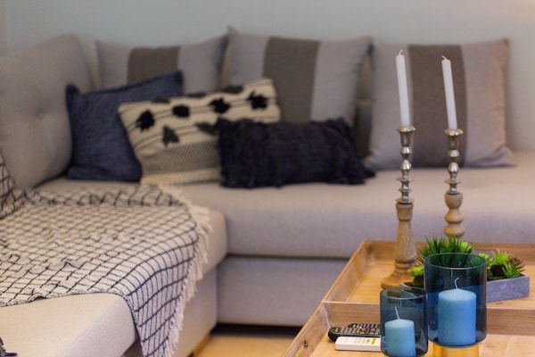 Foto van Huis in Spili met Uitzicht op Bergen - Vakantiehuis in Spili - LivingRoom