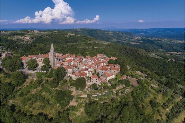 Foto van Stijlvolle villa met zwembad en tuin - Vakantiehuis in Čepić - 
