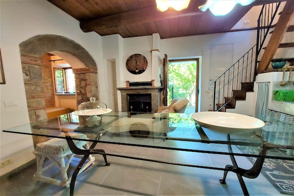 Foto van Vakantiehuis in Toscane bij Lucca - Vakantiehuis in Fiano Pescaglia - DiningRoom