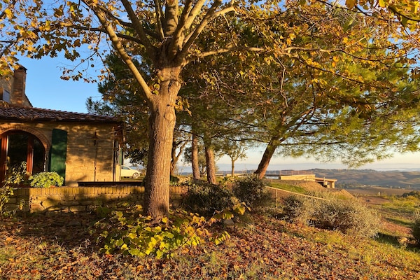 Foto van Boerderij in Pisan Heuvels met Zwembad - Vakantiehuis in Chianni - ExteriorSummer