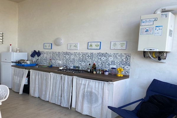Foto van Villa op Sicilië met tuin en toegang tot de zee - Vakantiehuis in Solanto - Kitchen