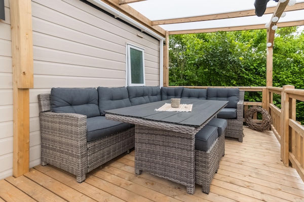 Foto van Luxe chalet met tuin op rustige locatie in Renesse - TerraceBalcony