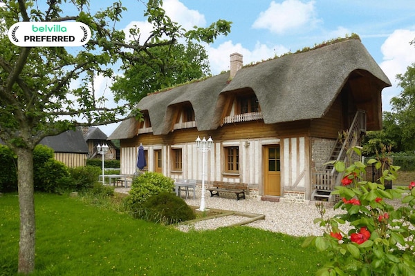 Foto van Landhuis in Normandië bij Étretat - Vakantiehuis in St. Martin-aux-Buneaux - ExteriorSummer
