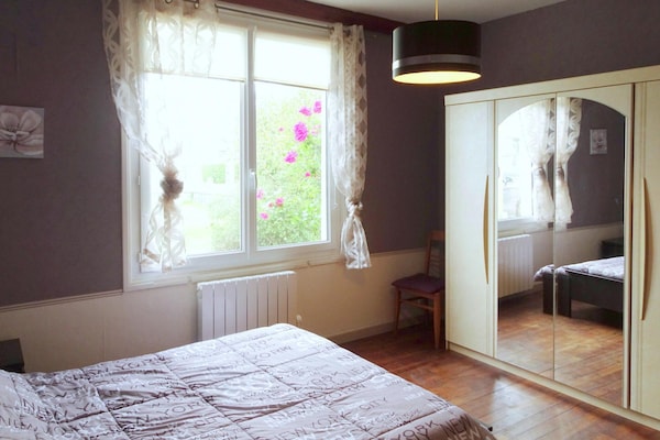 Foto van Vakantiehuis in Bréhal bij zandstrand - Vakantiehuis in St. Martin-de-Bréhal - BedRoom