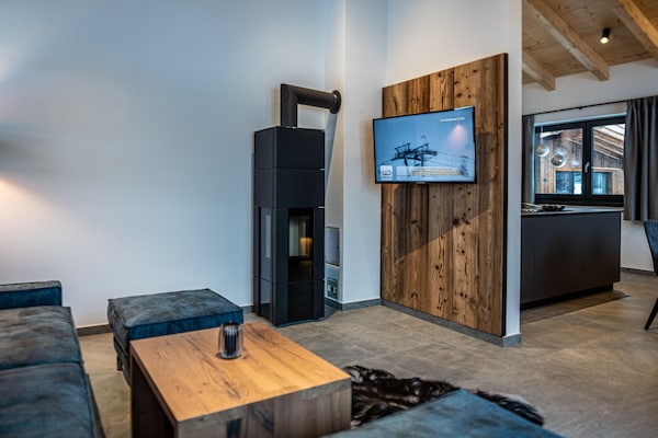 Foto van Chalet in Wald bij Krimmler Watervallen - Vakantiehuis in Wald im Pinzgau - LivingRoom