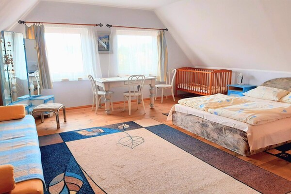 Foto van Comfortabele vakantievilla met een eigen tuin - Vakantiehuis in Pluski - BedRoom