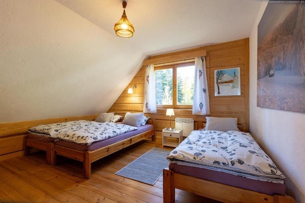 Foto van Comfortabele vakantievilla in de bergen, sauna - Vakantiehuis in Piwniczna Zdroj - BedRoom