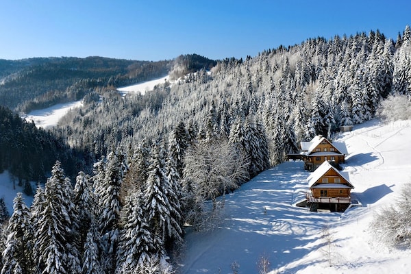 Foto van Comfortabele vakantievilla in de bergen, sauna - Vakantiehuis in Piwniczna Zdroj - AreaWinter1KM