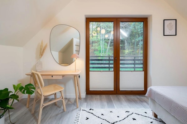 Foto van Comfortabele vakantievilla met sauna en jacuzzi - Vakantiehuis in Marcyporeba - BedRoom