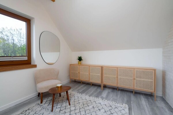 Foto van Comfortabele vakantievilla met sauna en jacuzzi - Vakantiehuis in Marcyporeba - BedRoom