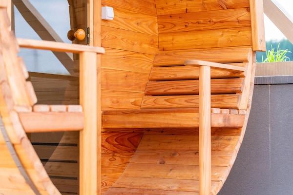 Foto van Huisje in Duszniki Zdrój met Spa & Uitzicht - Vakantiehuis in Duszniki Zdrój - Wellness