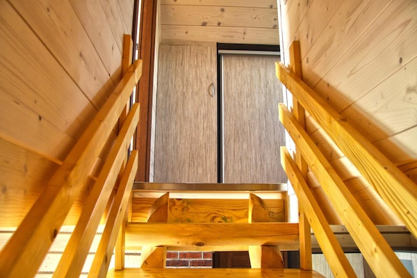 Foto van Comfortabele vakantiehuizen met open haard - Vakantiehuis in Lubrza - Stairs
