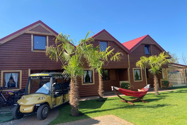 Foto van Comfortabele huizen met een spa-zone - Vakantiehuis in Wrzosowo - Terrace