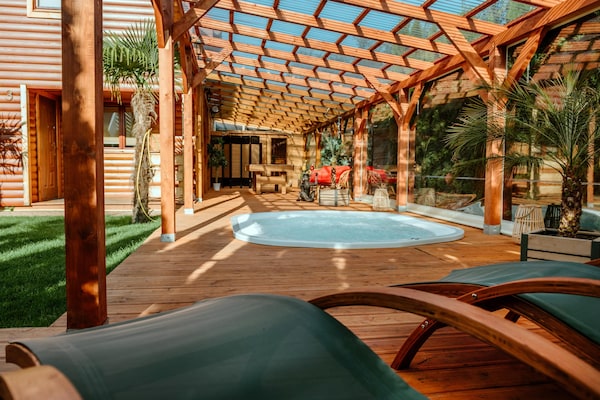 Foto van Comfortabele huizen met een spa-zone - Vakantiehuis in Wrzosowo - Terrace