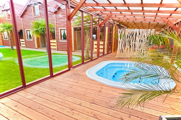 Foto van Comfortabele huizen met een spa-zone - Vakantiehuis in Wrzosowo - Wellness