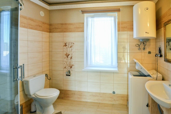 Foto van Comfortabele vakantiehuizen, bad, jacuzzi, sauna - Vakantiehuis in Osieki - BathRoom