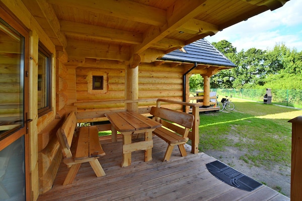 Foto van Comfortabele vakantiehuizen met twee verdiepingen - Vakantiehuis in Wicie - ExteriorSummer